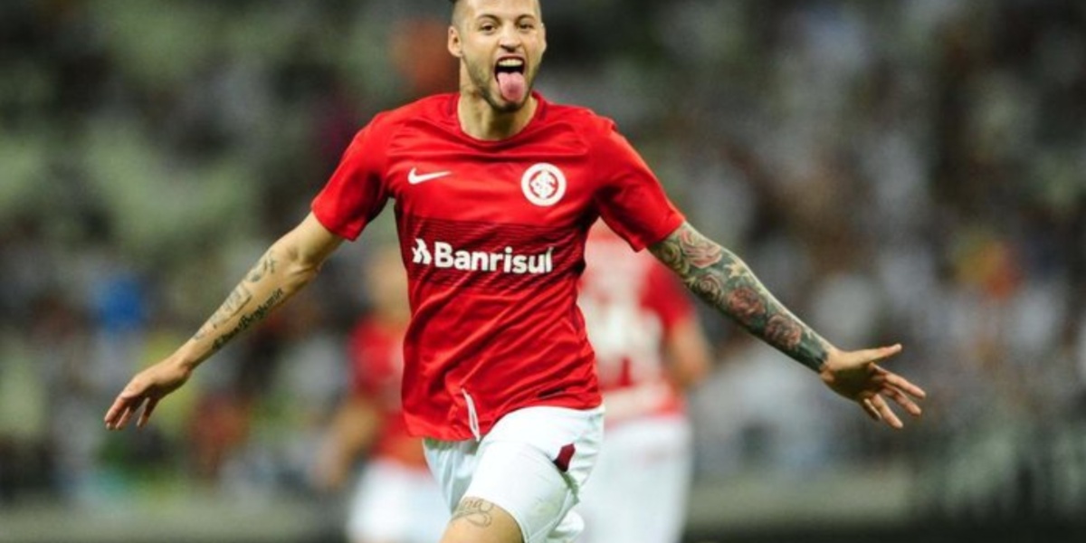 Nico López quando jogou no Internacional (Foto: Reprodução/ Internet)