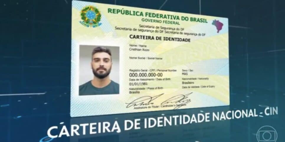 Nova carteira de identidade (Foto: Reprodução / Globo)