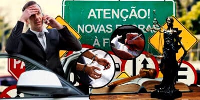 Novas regras pode afetar motoristas com multa pesada e até prisão (Foto Reprodução/Montagem/Lennita/Tv Foco/Canva/Pinterest)