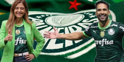 Palmeiras - Leila e Luan (Foto: Reprodução, Montagem - TV Foco)