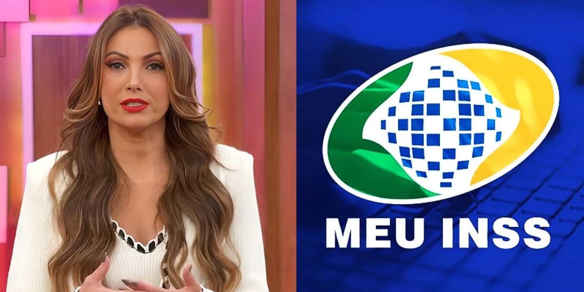 Patrícia Poeta - INSS (Foto: Reprodução, Montagem - TV Foco)