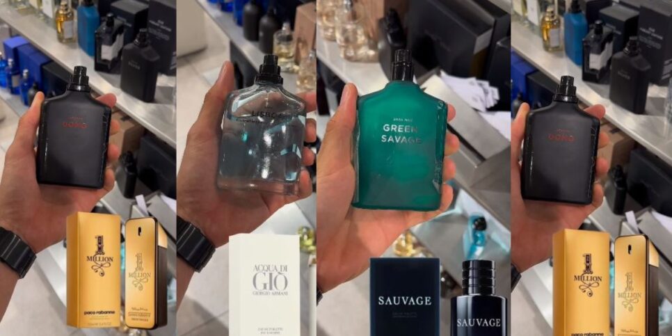 Perfumes da Zara são comparados aos principais dos mais cobiçados do mercado de importados (Foto Reprodução/Montagem/Tv Foco/Lennita/Instagram)