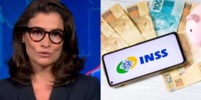 Imagem do post “Aprovou hoje”: A paralisação de Renata Vasconcellos às pressas no JN confirmando VITÓRIA do INSS