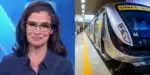 Renata confirma no JN fim de estação de metrô do Rio de Janeiro (Foto: Reprodução/ Internet)