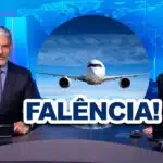 Renata e Bonner no Jornal Nacional - Falência de cia aérea (Foto: Reprodução, Montagem - TV Foco) 