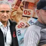 Salário - Tite no Flamengo - Milito no Atlético-MG (Foto: Reprodução, Montagem - Tv Foco) 