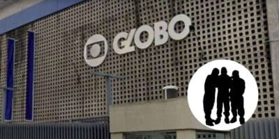 Sede da Globo / Sombras de pessoas - Montagem TVFOCO