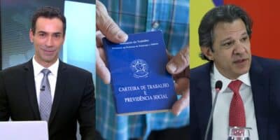 Tralli anuncia 3 viradas no salário mínimo e decreto de Haddad (Reprodução/Montagem/Gov/Canva/Globo)