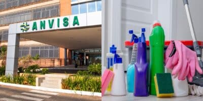 ANVISA proíbe produto de limpeza nº1 e retira de mercados (Reprodução/Montagem/Canva)