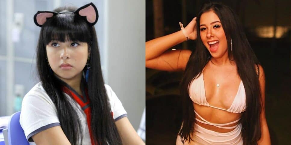 Cinthia Cruz antes e depois (Reprodução/Internet)