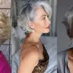 Cortes de cabelo práticos e poderosos rejuvenescem senhoras (Reprodução/Montagem/Freepik/Pinterest)