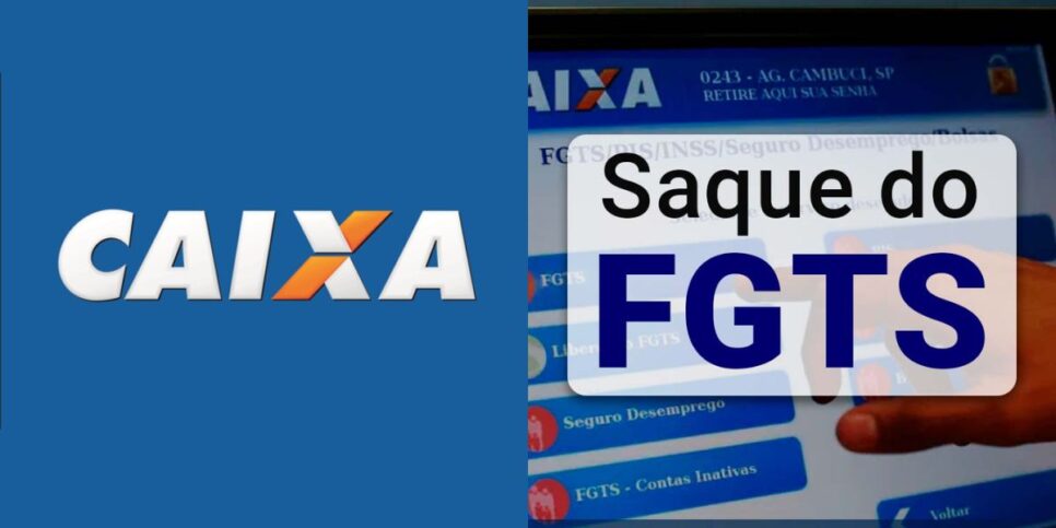 Caixa garante saque do FGTS à lista de CLTs (Reprodução/Montagem/Caixa/Canva)