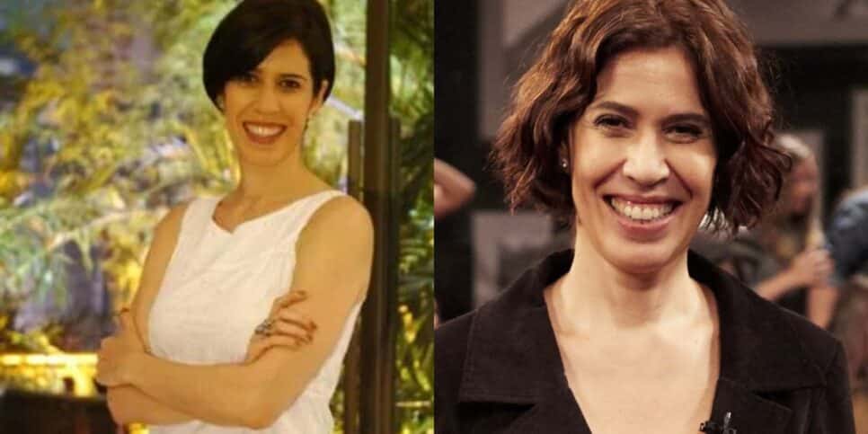 Maria Clara Gueiros, antes e depois (Reprodução/Globo)