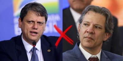 Tarcísio de Freitas e Fernando Haddad - Foto Reprodução Internet