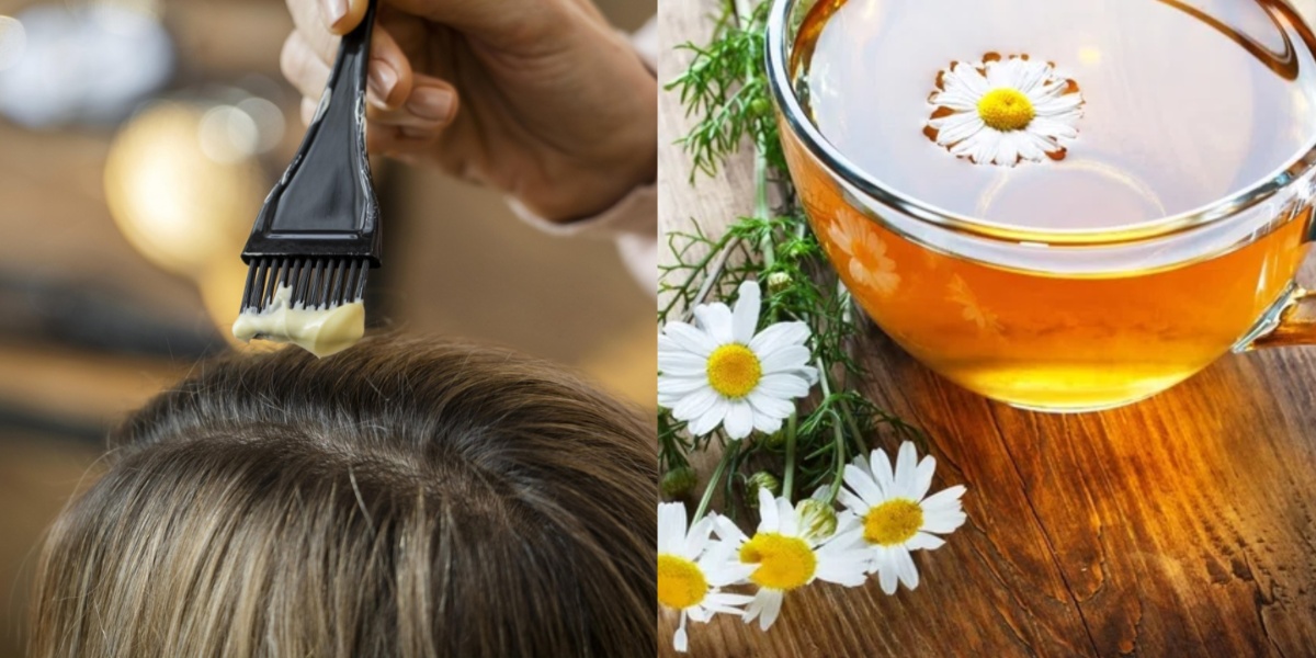 Tinta natural com camomila devolve a cor do cabelo em 10 minutos (Foto: Reprodução/ Internet)