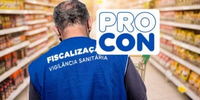 Vigilância Sanitaria e Procon - Supermercados (Foto: Reprodução, Montagem - TV Foco)