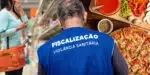 Vigilância Sanitária - Pizzaria e Mercado (Foto: Reprodução, Montagem - TV Foco) 