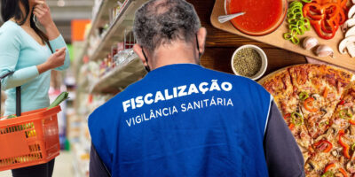 Vigilância Sanitária - Pizzaria e Mercado (Foto: Reprodução, Montagem - TV Foco)