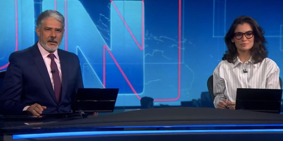 Audiência - William Bonner e Renata Vasconcellos no Jornal Nacional (Foto: Reprodução / Globo)