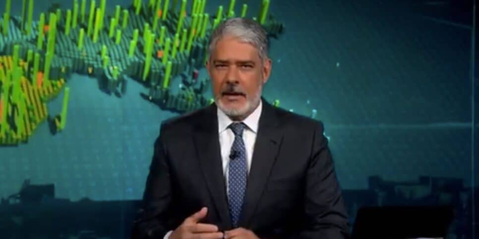 William Bonner no Jornal Nacional (Foto: Reprodução / Globo)