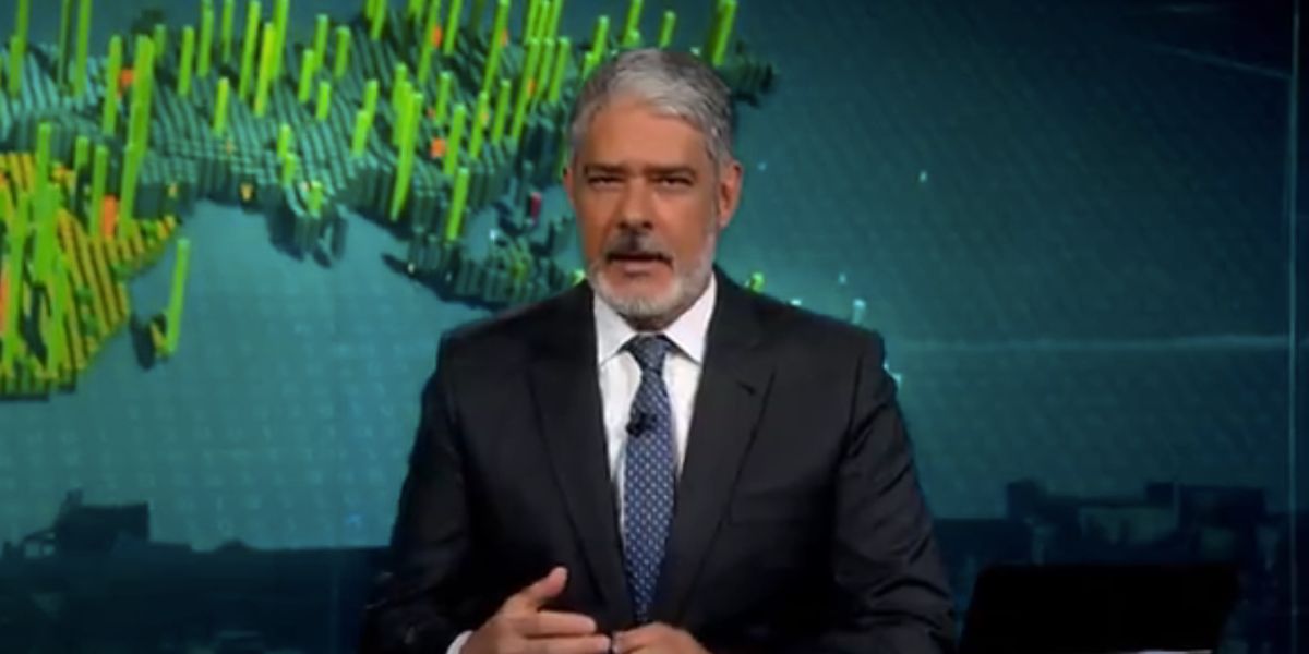 William Bonner no Jornal Nacional (Foto: Reprodução / Globo)