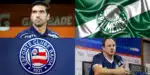 Abel Ferreira técnico do Palmeiras e Rogério Ceni técnico do Bahia (Foto: Divulgação)