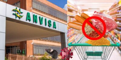 Fachada da Anvisa, marcas de carne, salsicha e tempero dos supermercados (Foto: Reprodução / Canva / Montagem TV Foco)