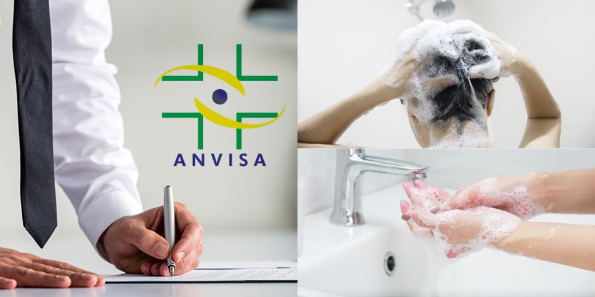 A proibição da Anvisa de shampoo e sabonete chocou a todos (Reprodução: Montagem TV Foco)