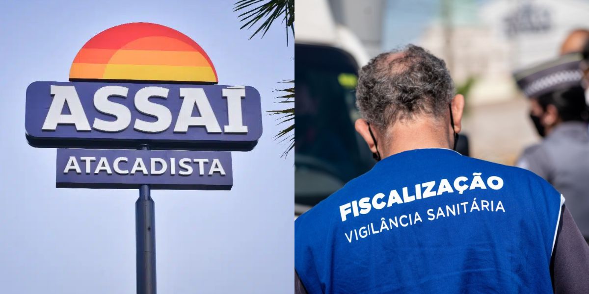 Uma unidade do Assaí sofreu uma grave denúncia da Vigilância Sanitária (Reprodução: Montagem TV Foco)