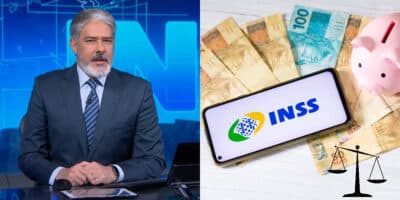 William Bonner surpreende com revelação envolvendo o INSS (Foto: Divulgação)