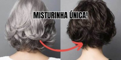 Imagem do post Solução definitiva para o grisalho: Mistura com 3 ingredientes escurece o cabelo branco em 20 minutos