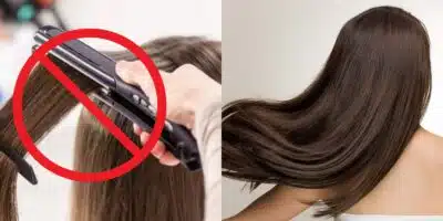 Deixe o cabelo liso sem usar chapinha (Reprodução: Montagem TV Foco)