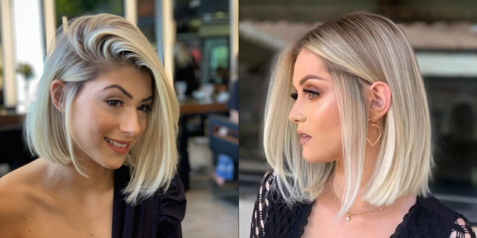 Cabelo bob liso é um corte de cabelo para loiras (Foto: Divulgação)