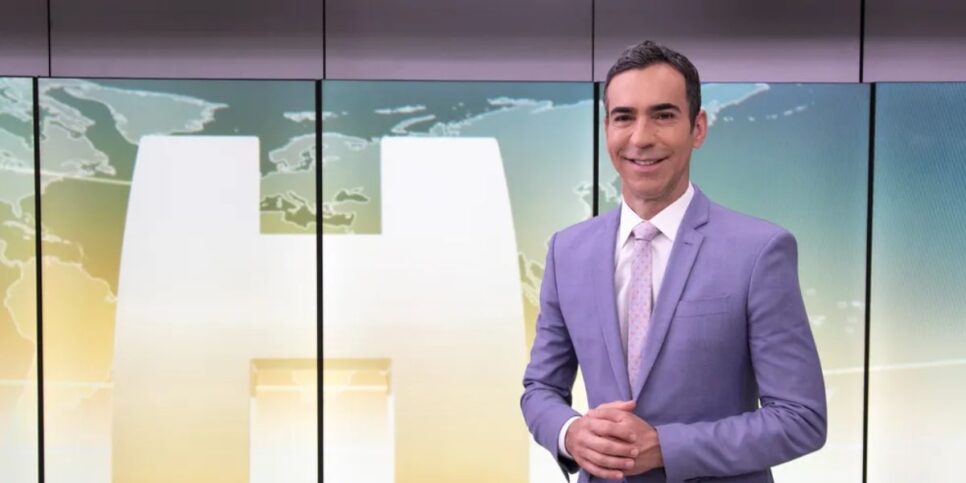 César Tralli comanda todas as tardes o Jornal Hoje (Reprodução: Globo)