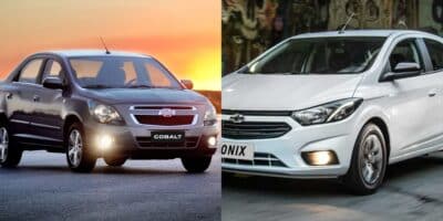 A ressureição do Chevrolet Cobalt após 2 décadas e mais barato que o Onix - Foto: Montagem