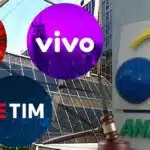 Claro, Vivo, Tim e Anatel (Foto: Reprodução / Canva / Montagem TV Foco)