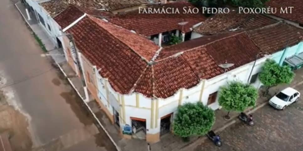 Farmácia São Pedro (Foto: Memória Mato Grosso)