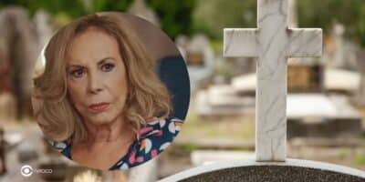 Frida (Arlete Salles) em Família é Tudo (Foto: Reprodução / Globo / Montagem TV Foco)