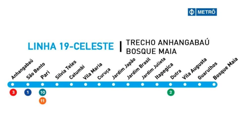 Essas serão as novas estações do metrô (Reprodução: Metrô/Divulgação)