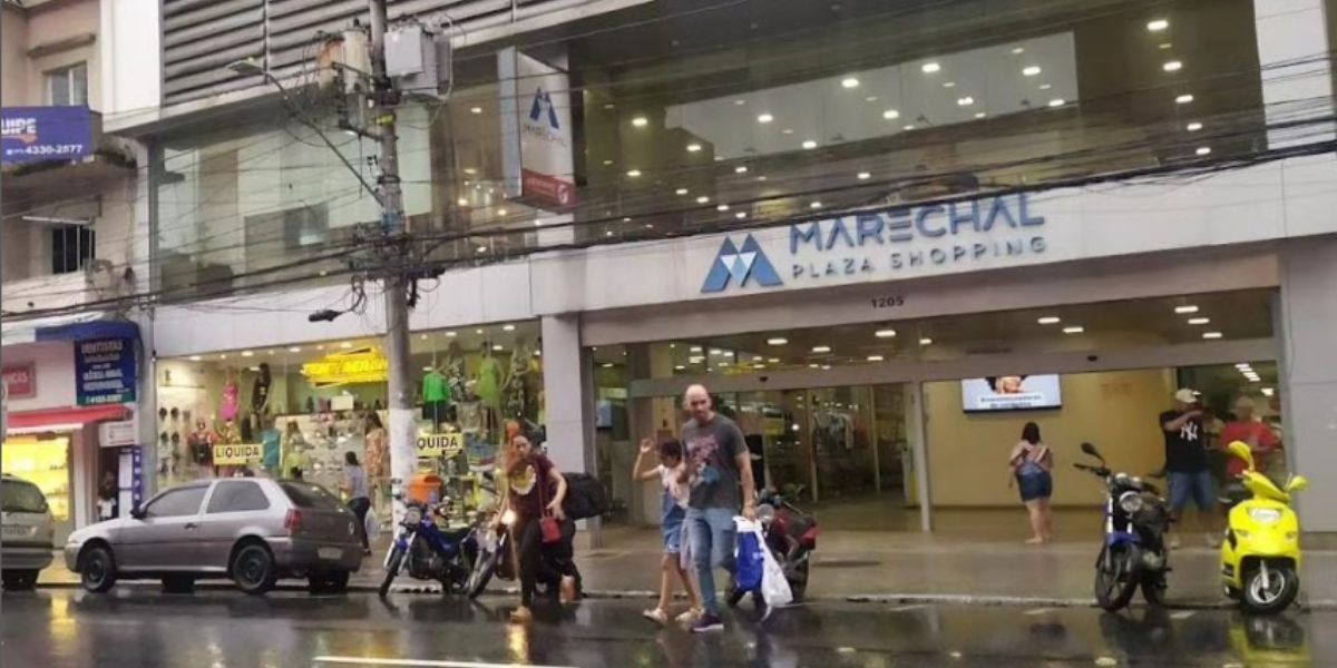 Marechal Plaza Shopping fechou no final de 2023 (Reprodução: Internet)