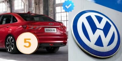 Monza e Volkswagen (Foto: Reprodução / Canva / Montagem TV Foco)