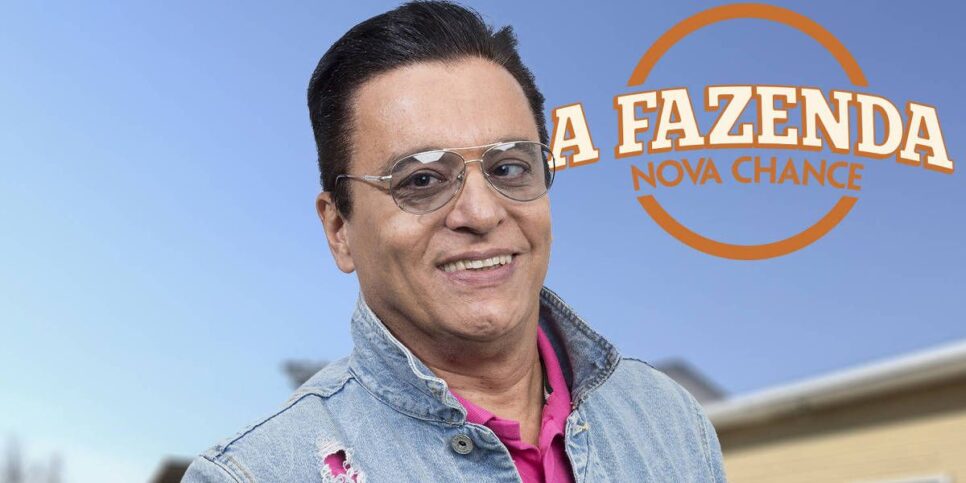 O cantor chegou a participar de A Fazenda (Reprodução: Record)