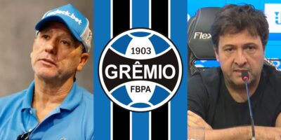 Imagem do post 7ª derrota e Renato na berlinda: Guerra faz anúncio no Grêmio e define futuro de técnico: “Muito ruim”