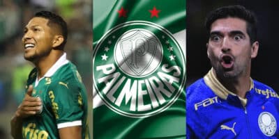 Rony, Abel Ferreira e Palmeiras (Foto: Divulgação)