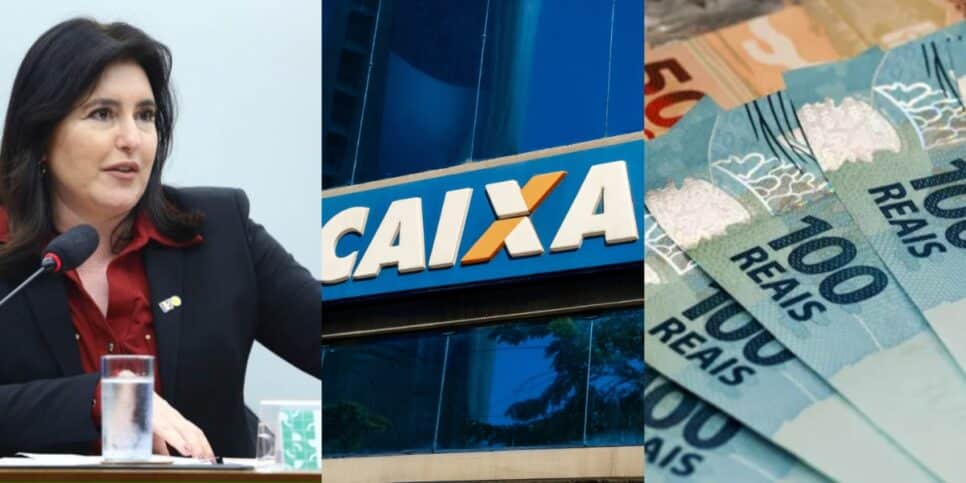 Tebet faz anúncio urgente de nova lei da poupança atingindo a Caixa - Foto: Montagem