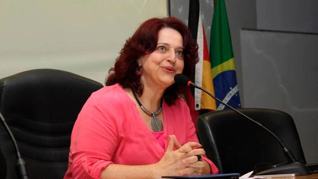 Vice-presidente de Habitação da Caixa Econômica Federal, Inês Magalhães (Foto Reprodução/CBIC)