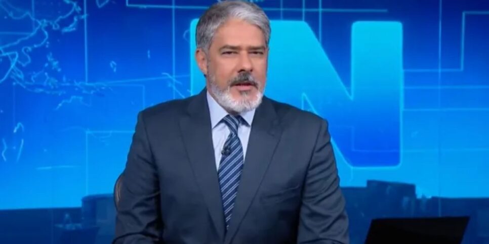 William Bonner é um dos principais nomes da televisão (Reprodução: Globo)