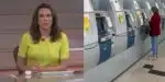 Ana Paula Araújo no Bom Dia Brasil e Falência de Banco(Reprodução - Internet) 