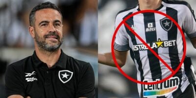 Imagem do post Artur Jorge sem chão: Junior Santos se une a craque de R$ 43 está FORA no Botafogo nesta quarta (24)