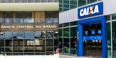 Banco Central do Brasil - Caixa (Foto: Reprodução, Montagem - Tv Foco)
